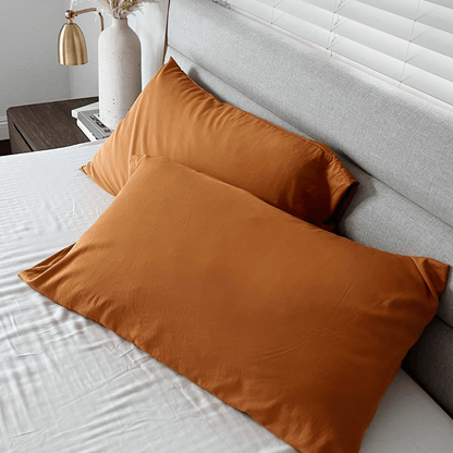 Bamboo Pillowcase Set 330TC Copper Infused - Quahog Bay Bedding