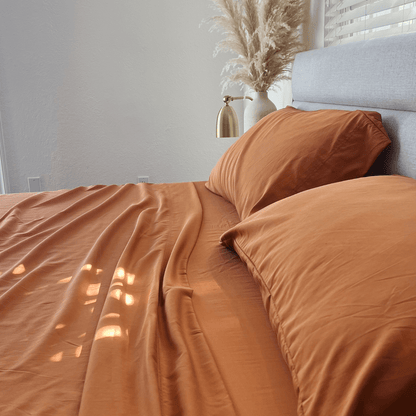 330TC Copper Infused Bamboo Sheet Set Infused With Natural Minerals