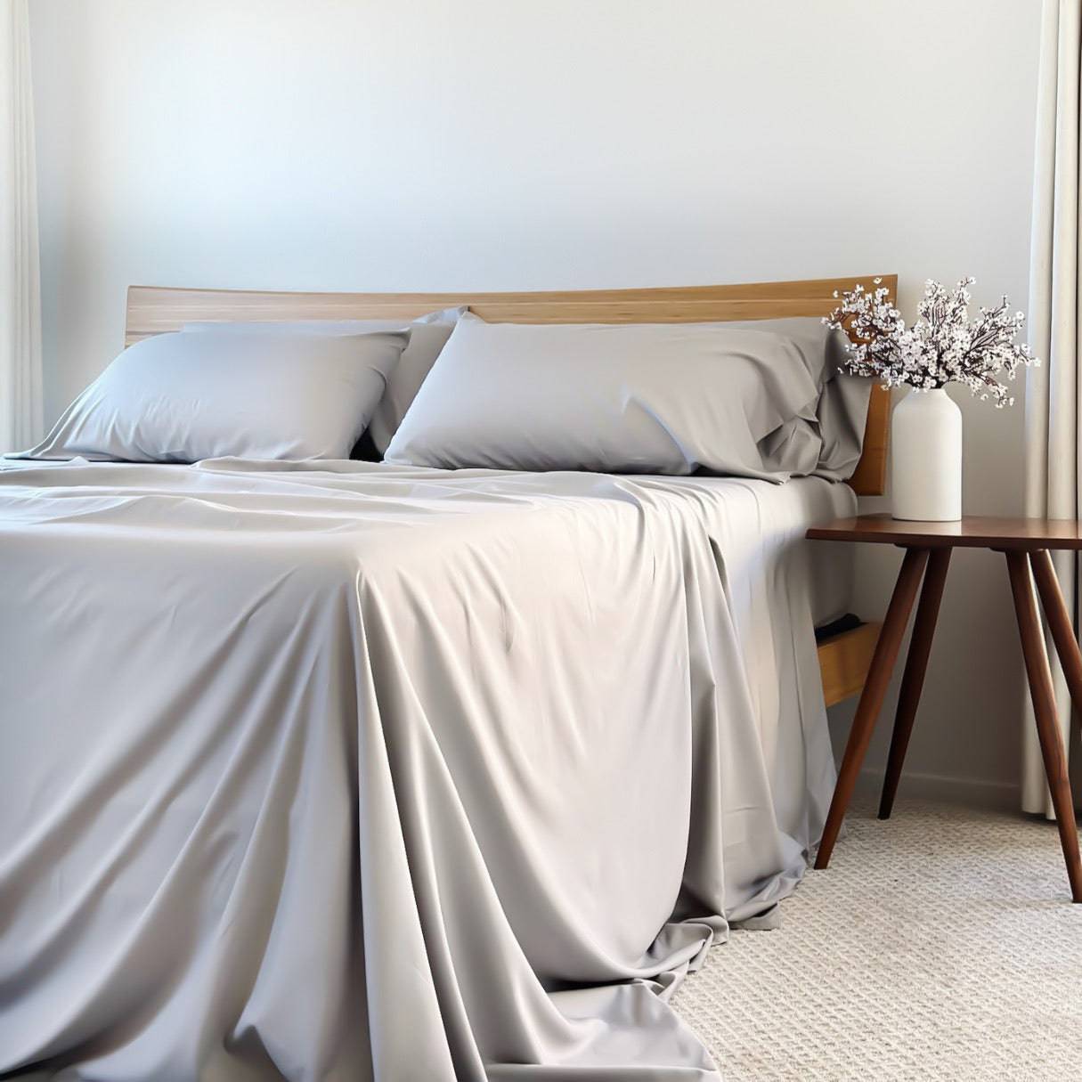 330TC Copper Infused Bamboo Sheet Set Infused With Natural Minerals