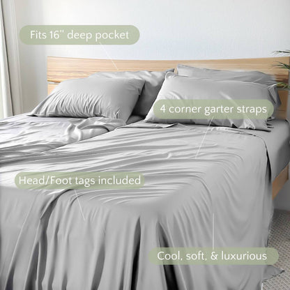 Best Bamboo Sheets 330TC Copper Infused | Quahog Bay Bedding