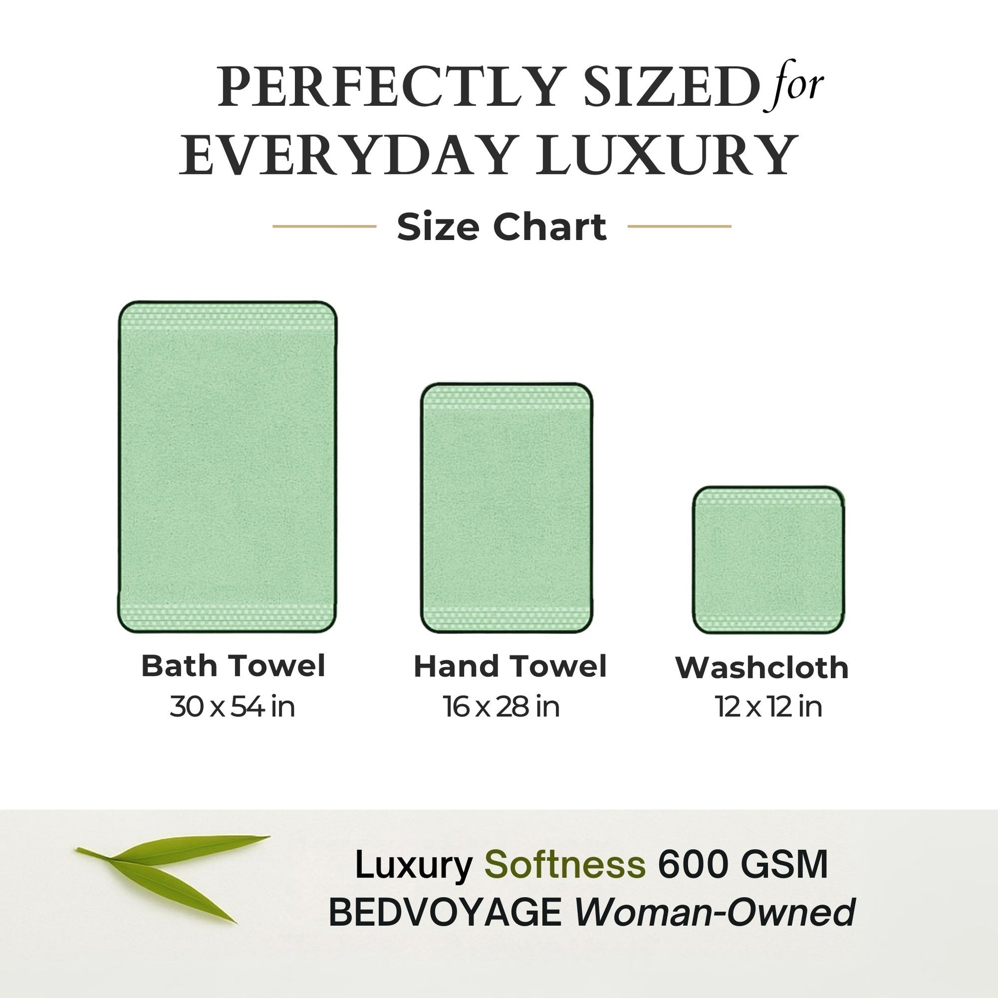 Bamboo Spa Bath Towel – Seaglass - Coastal Bath Towels - Quahog Bay Bedding