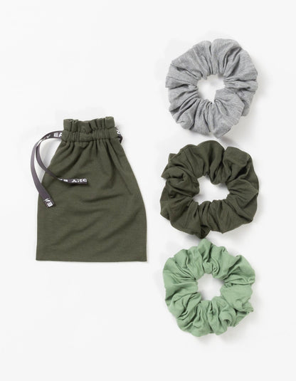 Bamboo Stretch-Knit Scrunchies - Quahog Bay Bedding