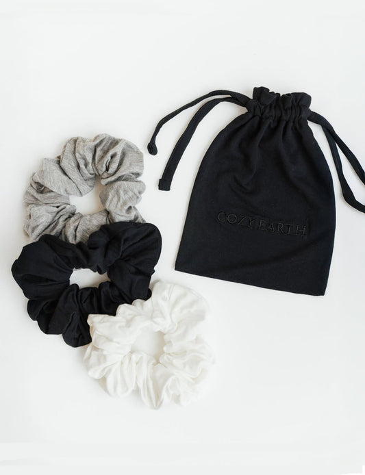 Bamboo Stretch-Knit Scrunchies - Quahog Bay Bedding