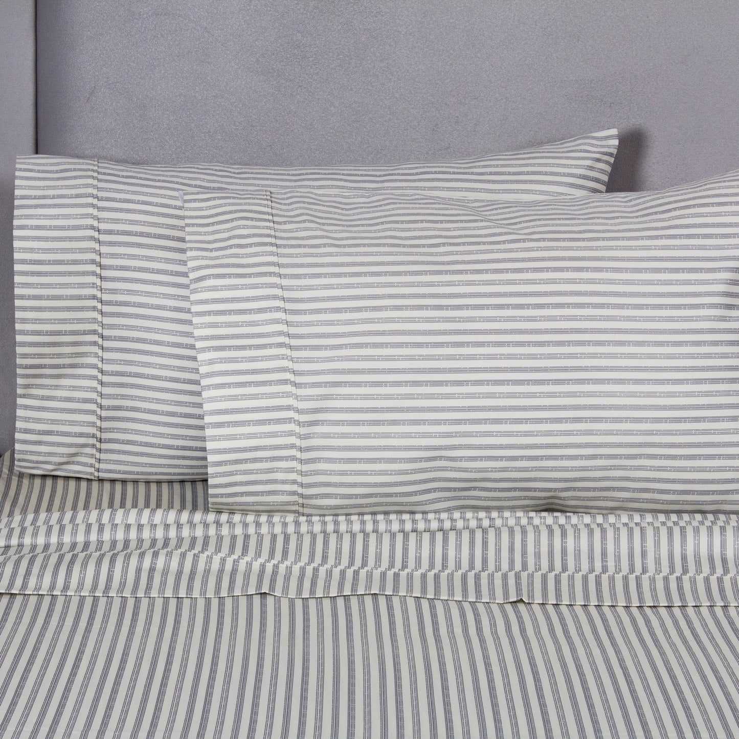 Bamboo Stripe Sheet Set - Quahog Bay Bedding
