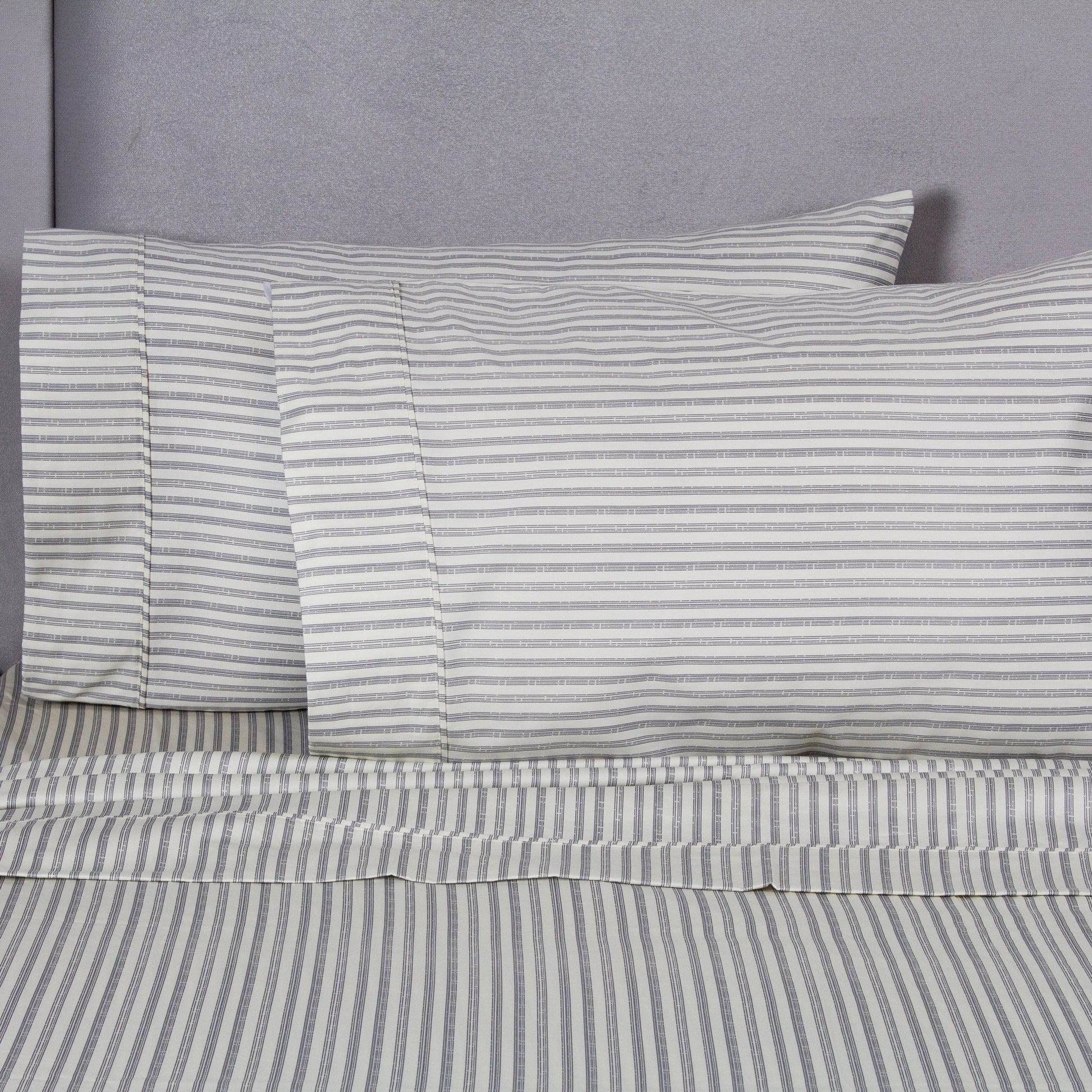 Bamboo Stripe Sheet Set - Quahog Bay Bedding