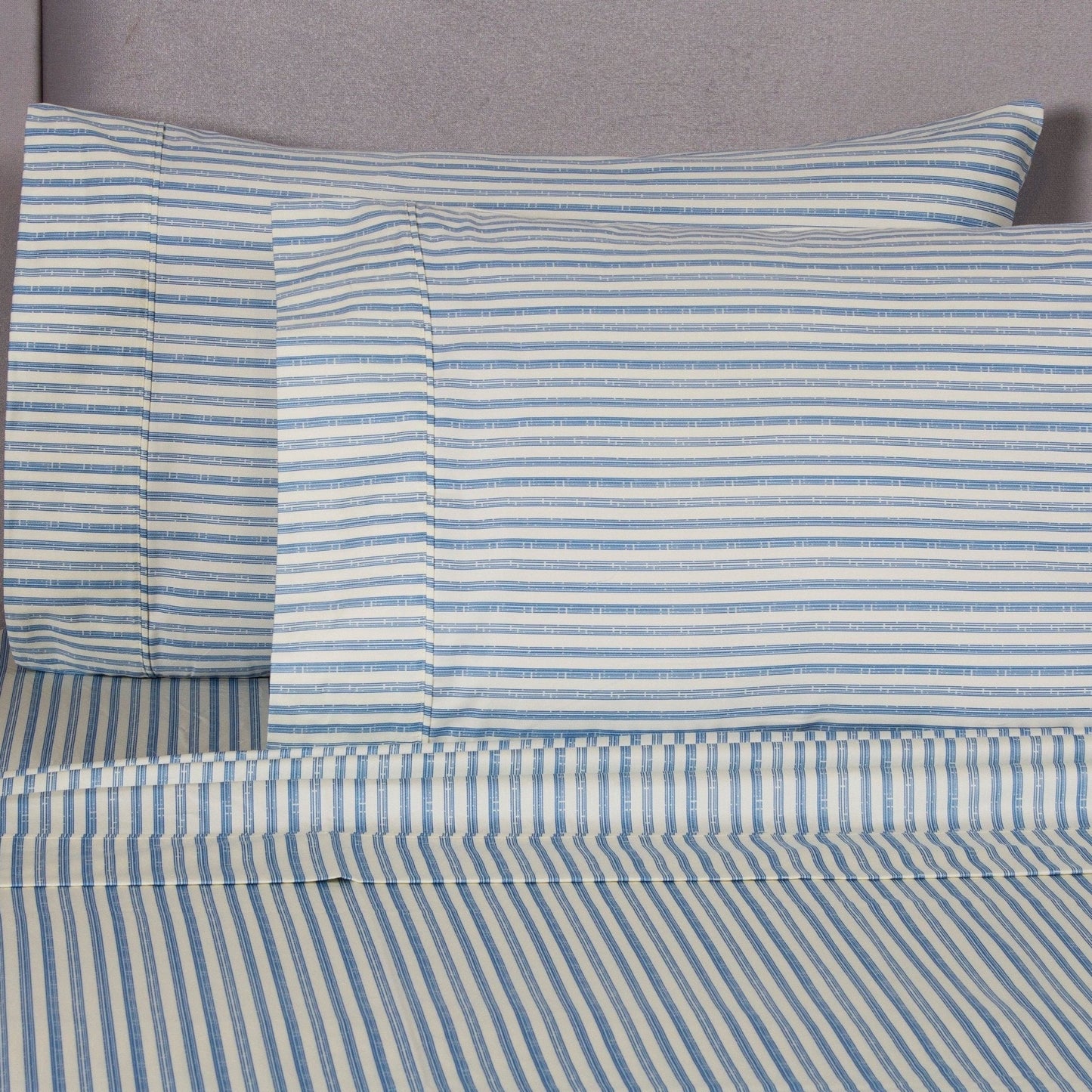 Bamboo Stripe Sheet Set - Quahog Bay Bedding