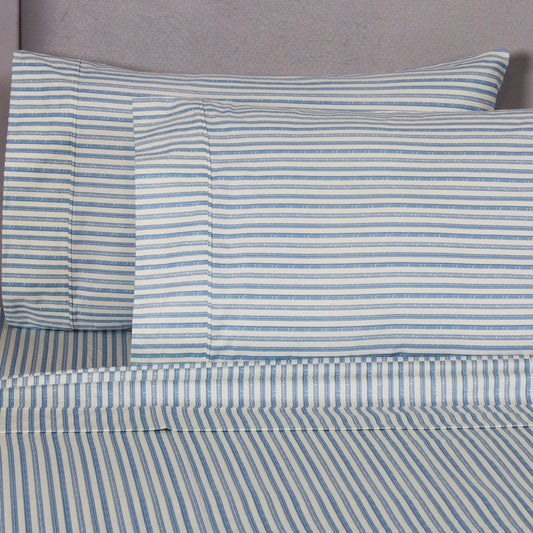 Bamboo Stripe Sheet Set - Quahog Bay Bedding