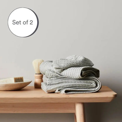 Bamboo Waffle Towels - Quahog Bay Bedding