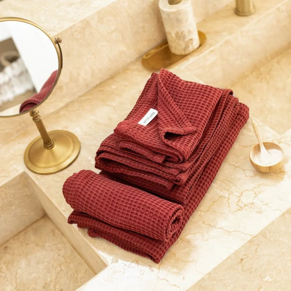 Bamboo Waffle Towels - Quahog Bay Bedding