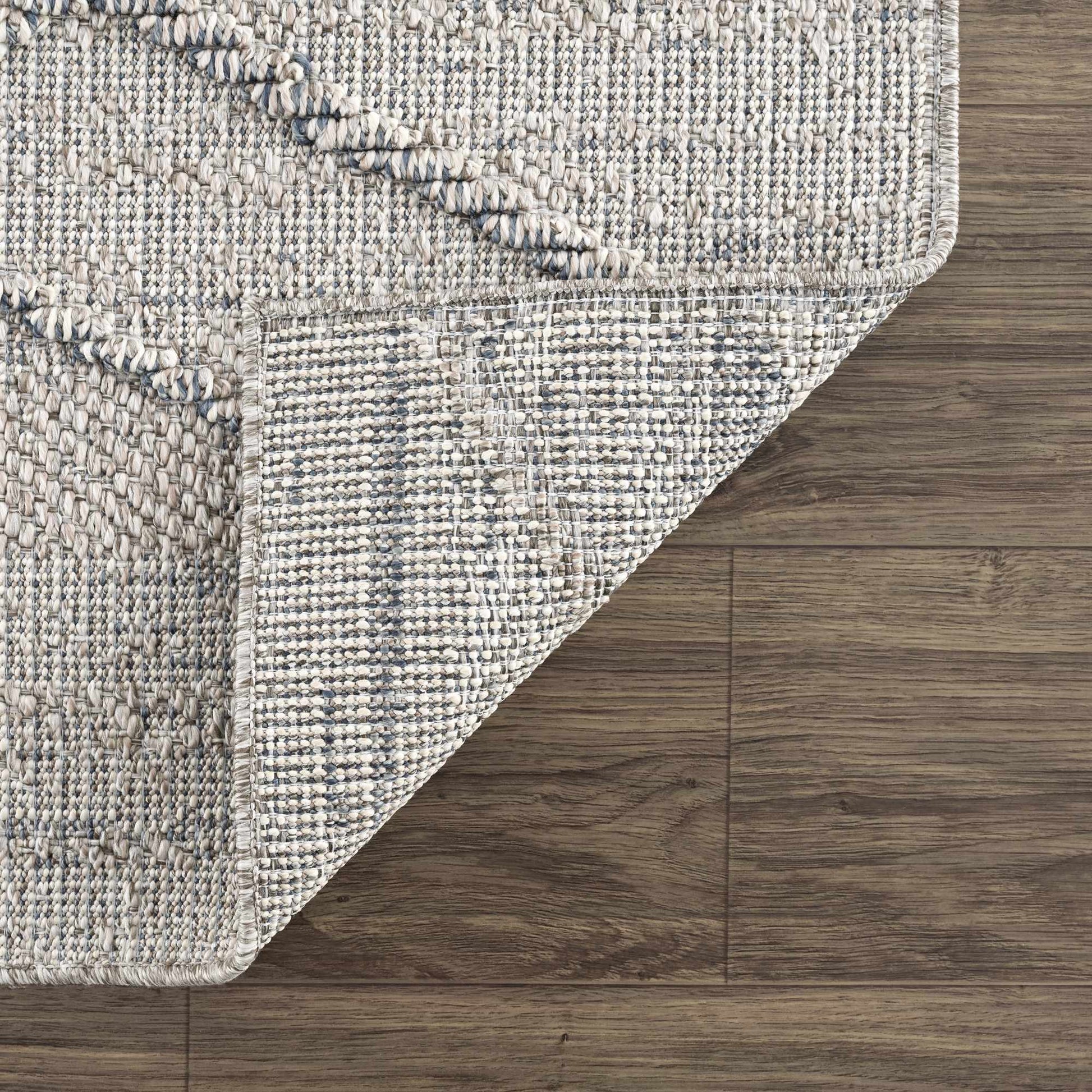 Baqer Taupe & Gray Textured Performance Rug - Clearance - Quahog Bay Bedding