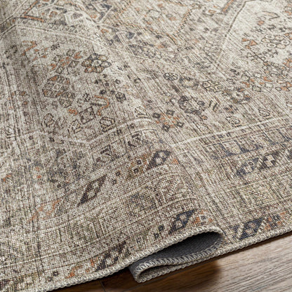 Barny Beige Flat Pile Washable Rug - Quahog Bay Bedding