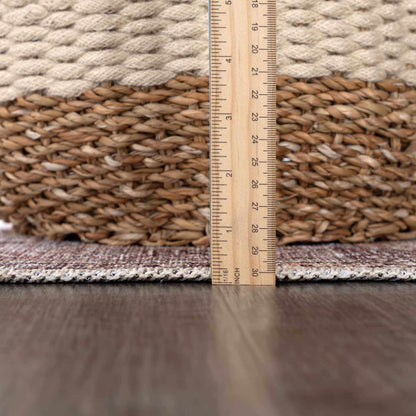 Barny Tan Flat Pile Washable Area Rug - Quahog Bay Bedding
