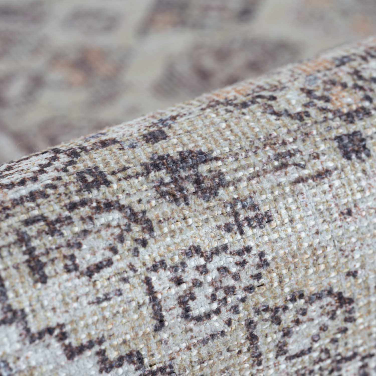 Barny Tan Flat Pile Washable Area Rug - Quahog Bay Bedding