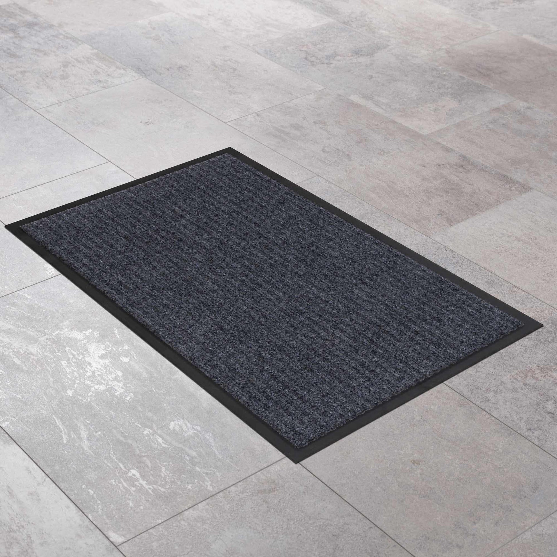 Basic Outdoor Mat, Gray - Quahog Bay Bedding