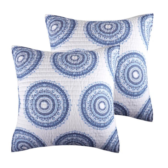 Batik Euro Pillow Sham | Set of 2 | Coastal Shams - Quahog Bay Bedding