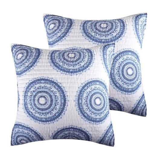 Batik Euro Pillow Sham | Set of 2 | Coastal Shams - Quahog Bay Bedding