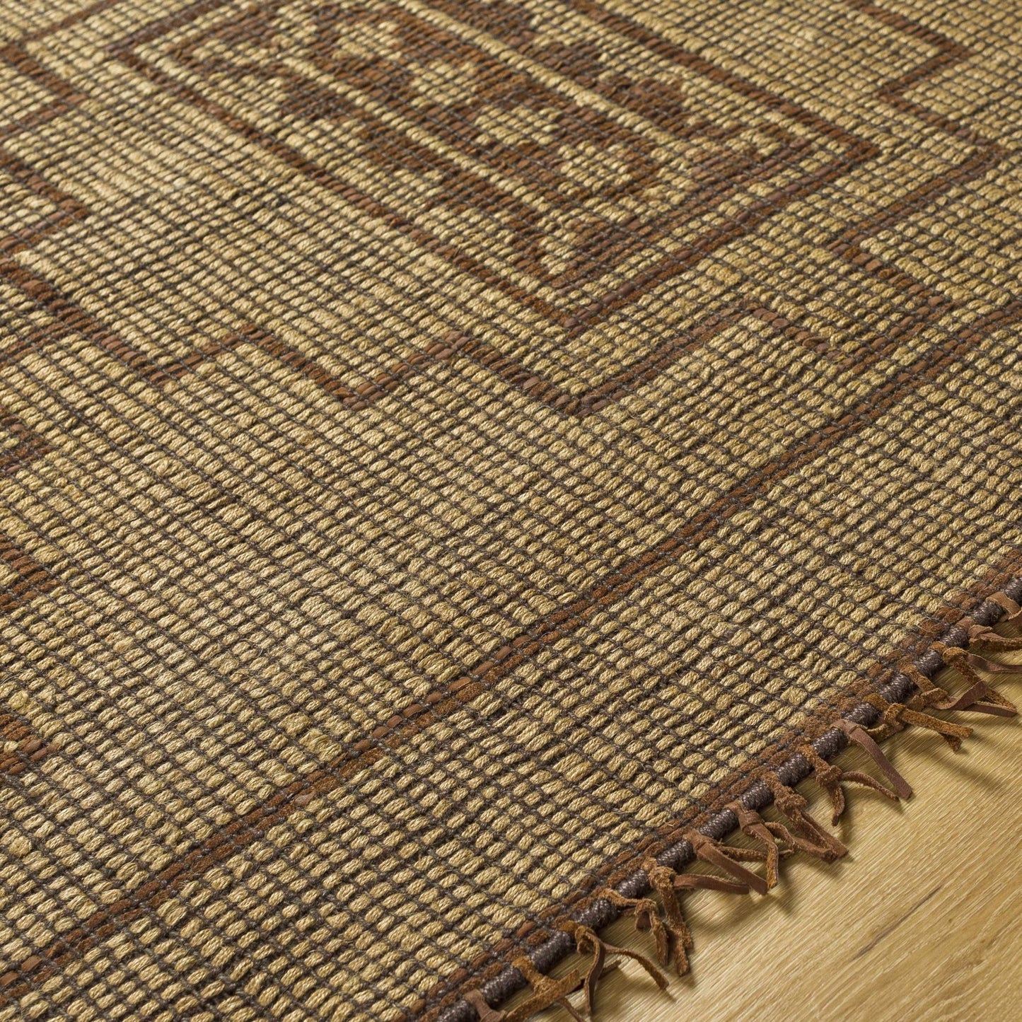 Batya Jute & Leather Rug - Quahog Bay Bedding