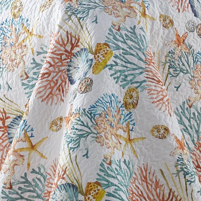 Bay Islands Coastal Quilt Set - Coastal Quilt Set - Quahog Bay Bedding