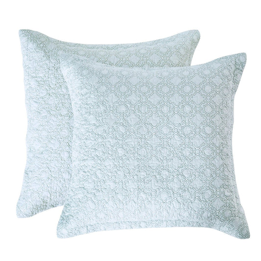 Bay Islands Euro Pillow Shams | Set of 2 - Quahog Bay Bedding