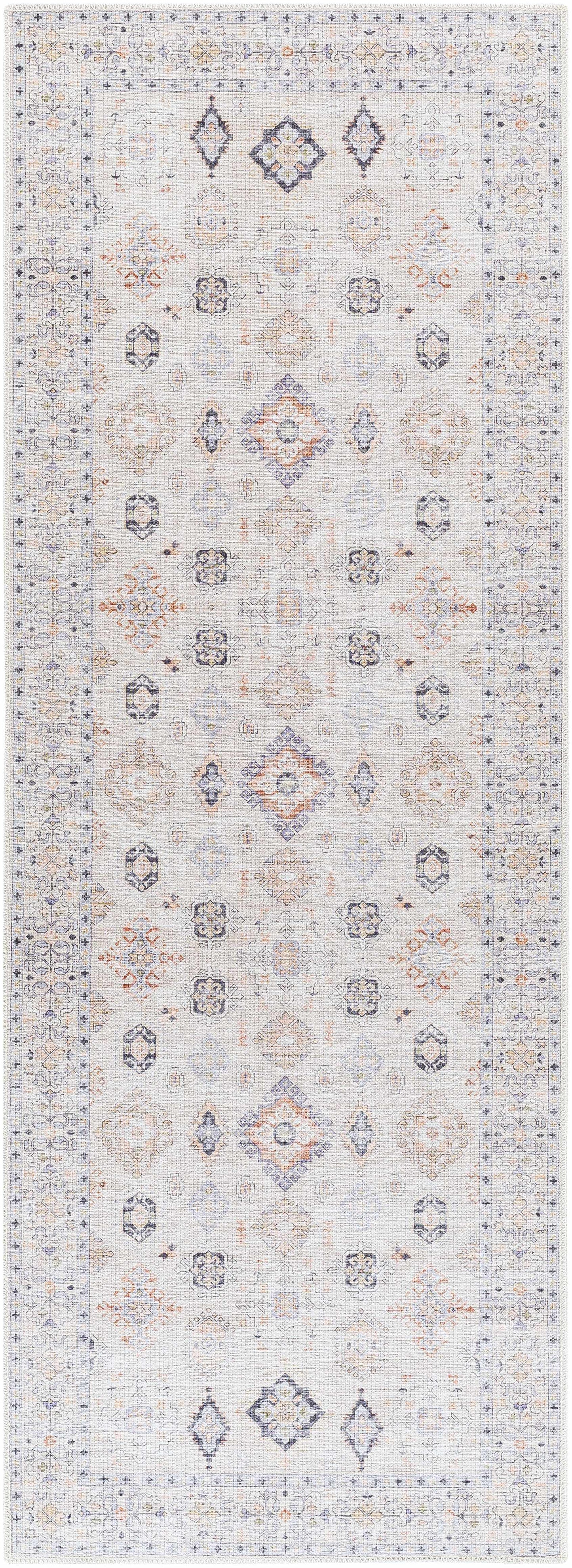 Beige Beckett Vintage Washable Area Rug - Promo