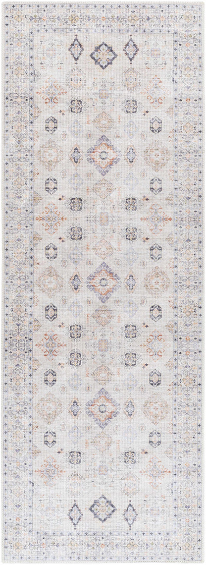 Beige Beckett Vintage Washable Area Rug - Promo