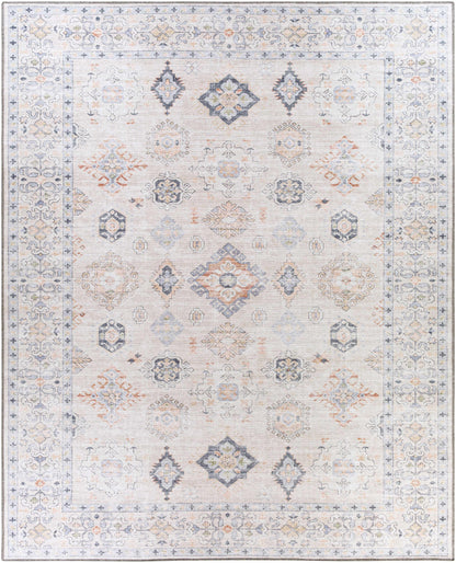 Beige Beckett Vintage Washable Area Rug - Promo