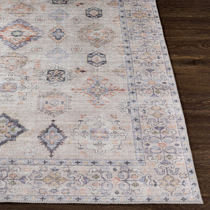 Beige Beckett Vintage Washable Area Rug - Promo