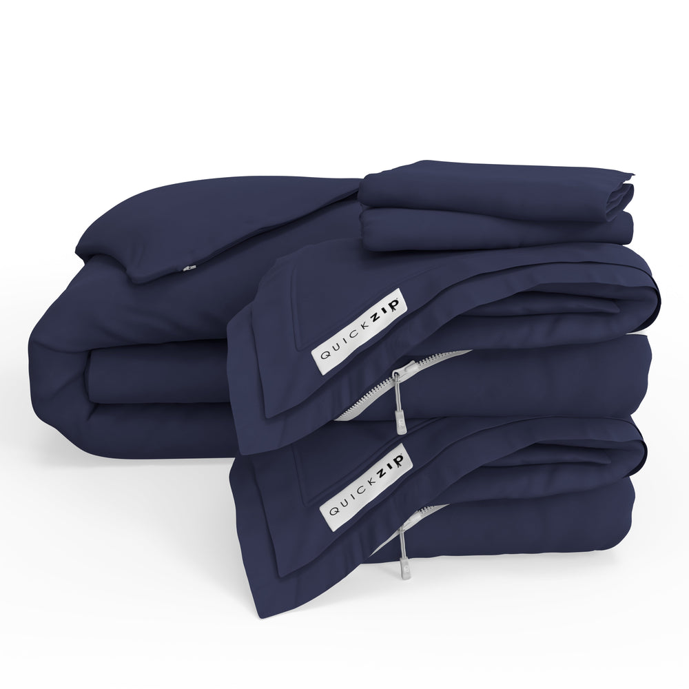 QuickZip Duvet Bundle - Percale