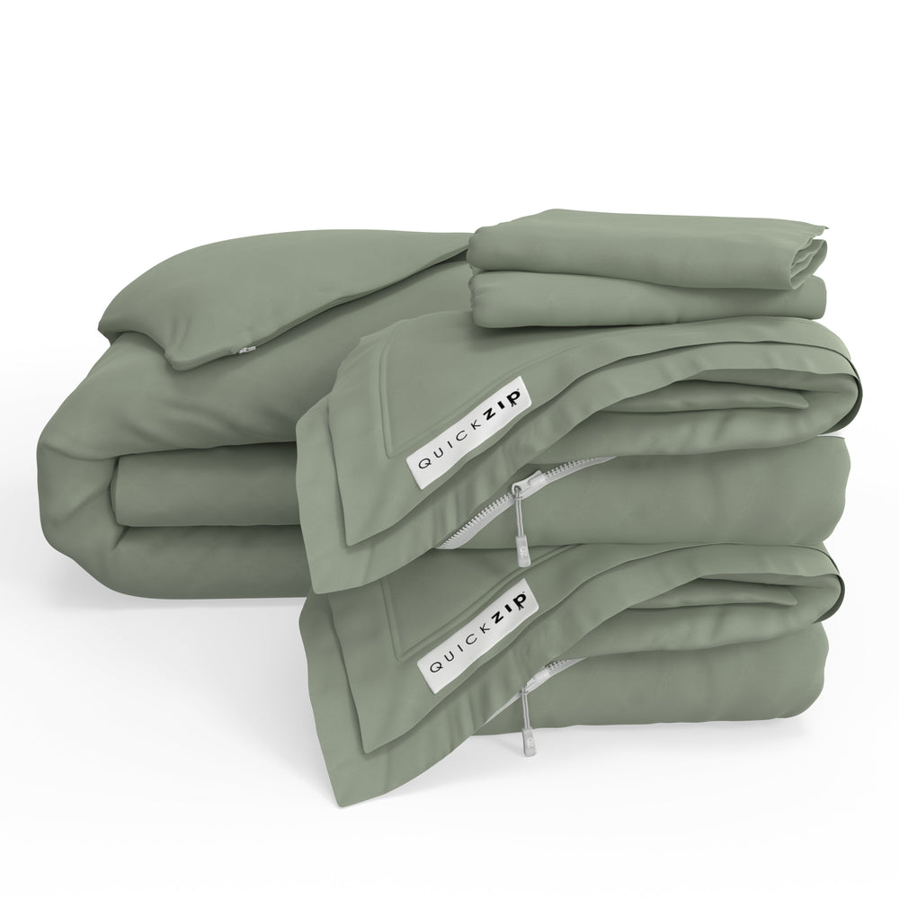 QuickZip Duvet Bundle - Percale