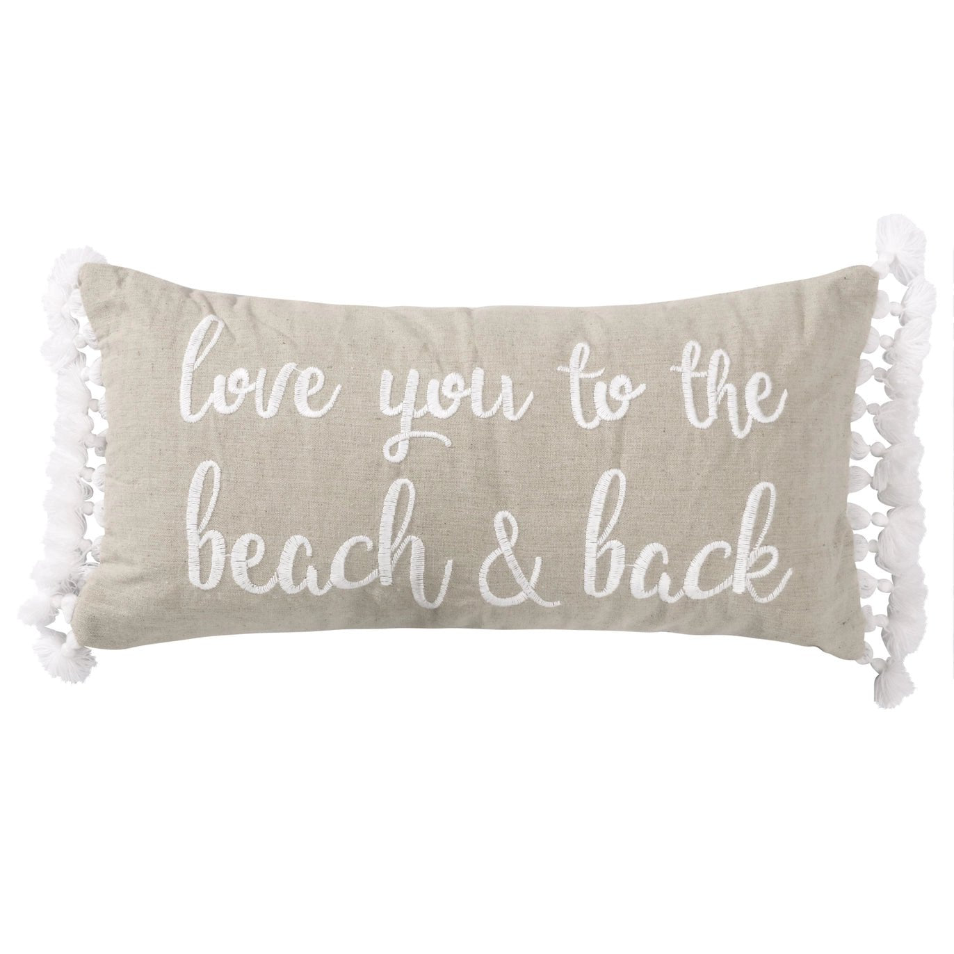 Beacon Beach and Back Pillow - Quahog Bay Bedding
