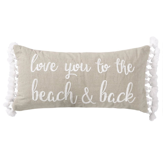 Beacon Beach and Back Pillow - Quahog Bay Bedding