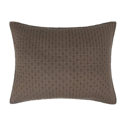 Beautiful Cross Stitch 100% Cotton Quilt Set - Cocoa - Quahog Bay Bedding