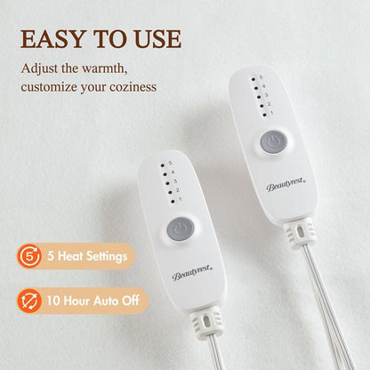 Beautyrest Nonwoven Heated Mattress Pad | Twin through Cal King Sizes - Quahog Bay Bedding