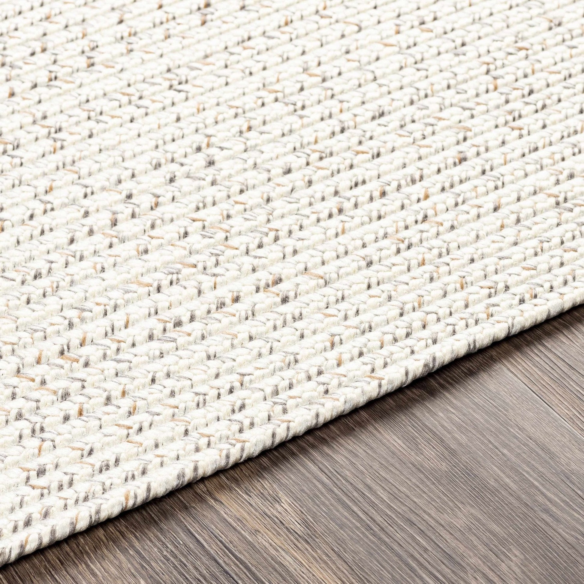 Beige Braided Faux Jute Rug - Quahog Bay Bedding