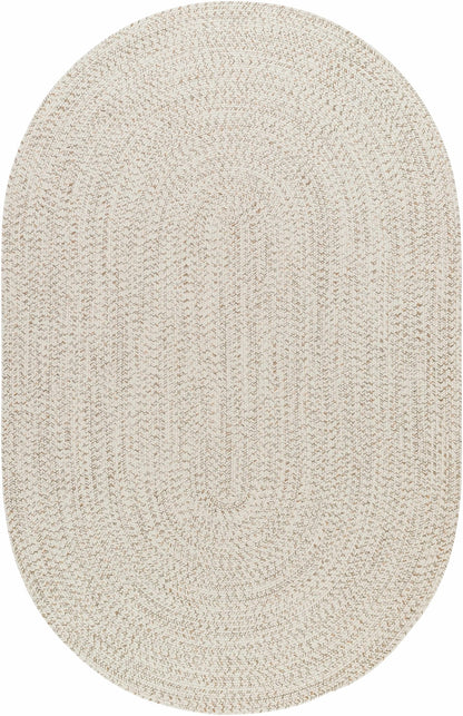 Beige Braided Faux Jute Rug - Quahog Bay Bedding