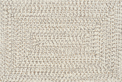 Beige Braided Faux Jute Rug - Quahog Bay Bedding