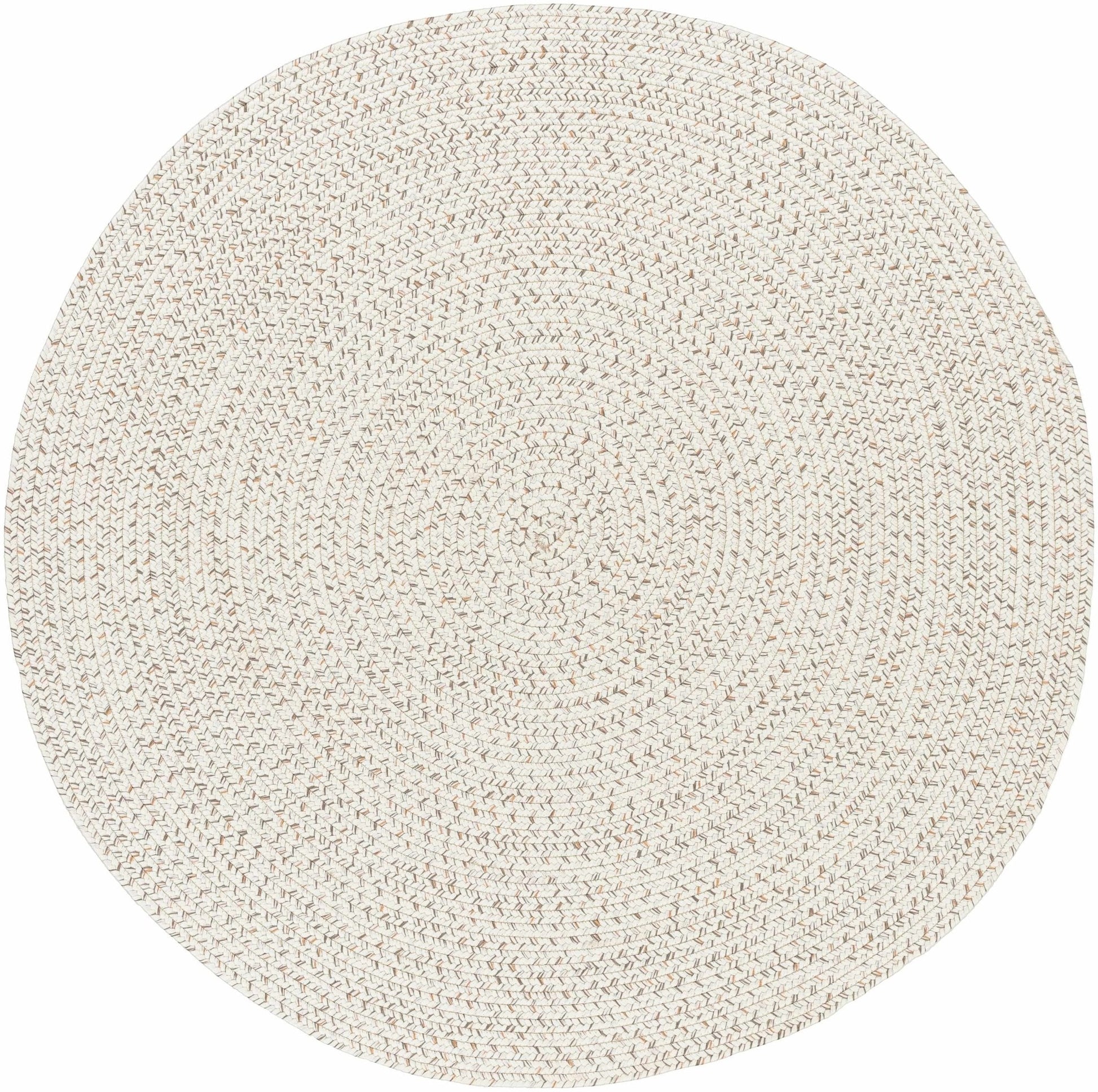 Beige Braided Faux Jute Rug - Quahog Bay Bedding