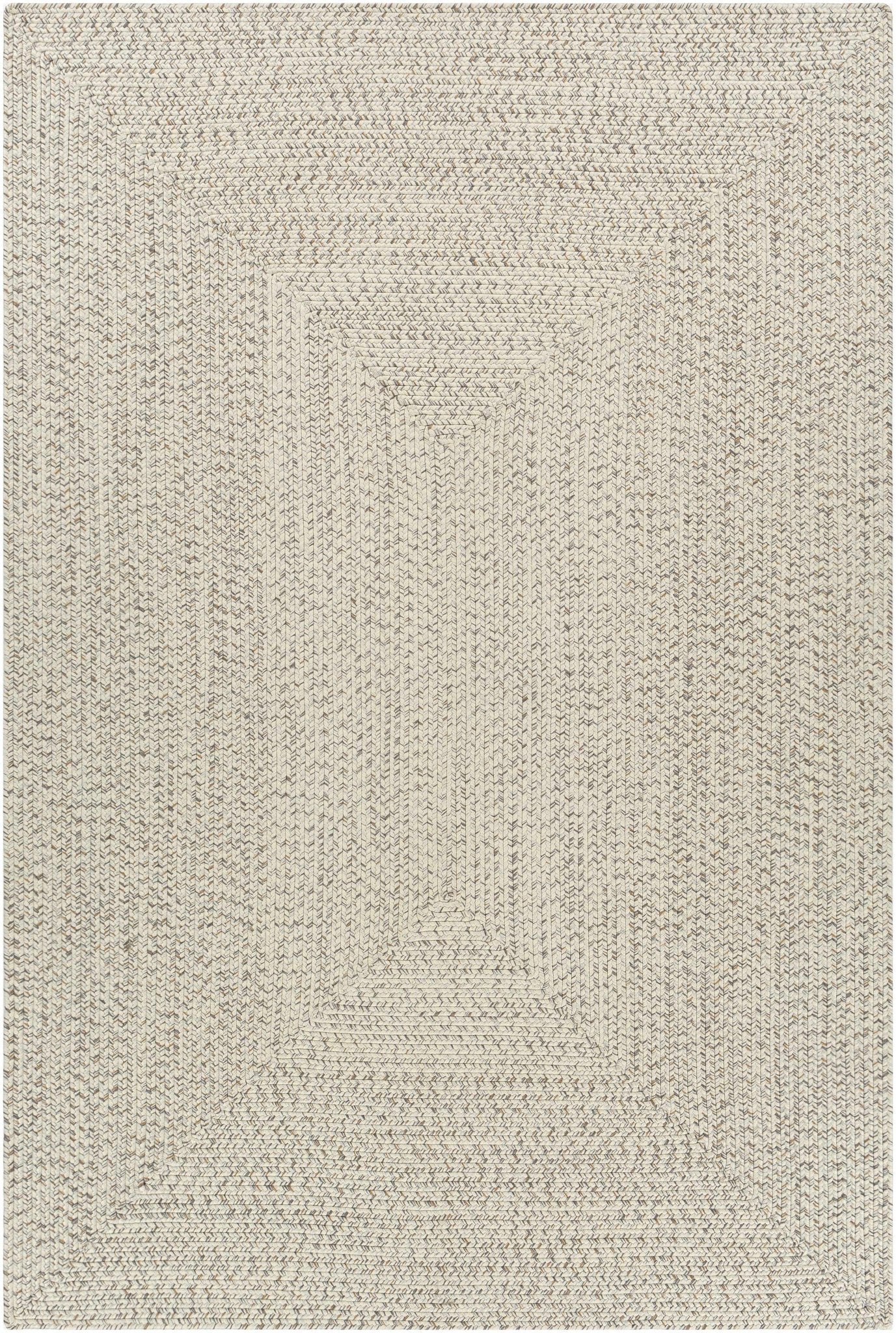 Beige Braided Faux Jute Rug - Quahog Bay Bedding