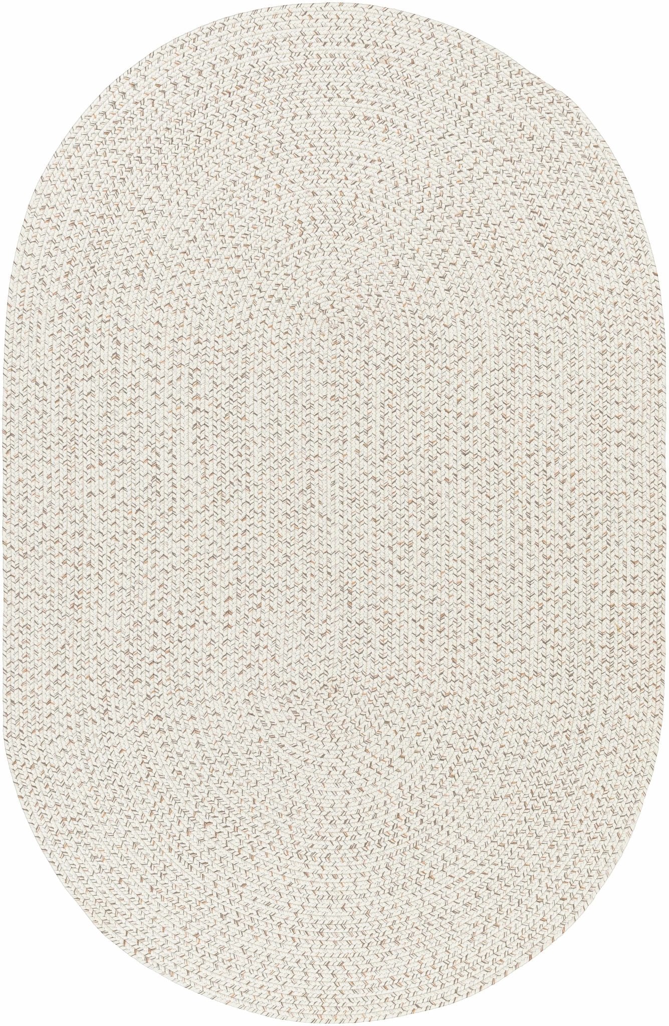 Beige Braided Faux Jute Rug - Quahog Bay Bedding