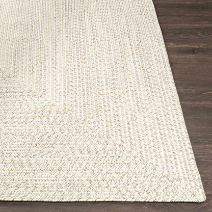 Beige Braided Faux Jute Rug - Quahog Bay Bedding