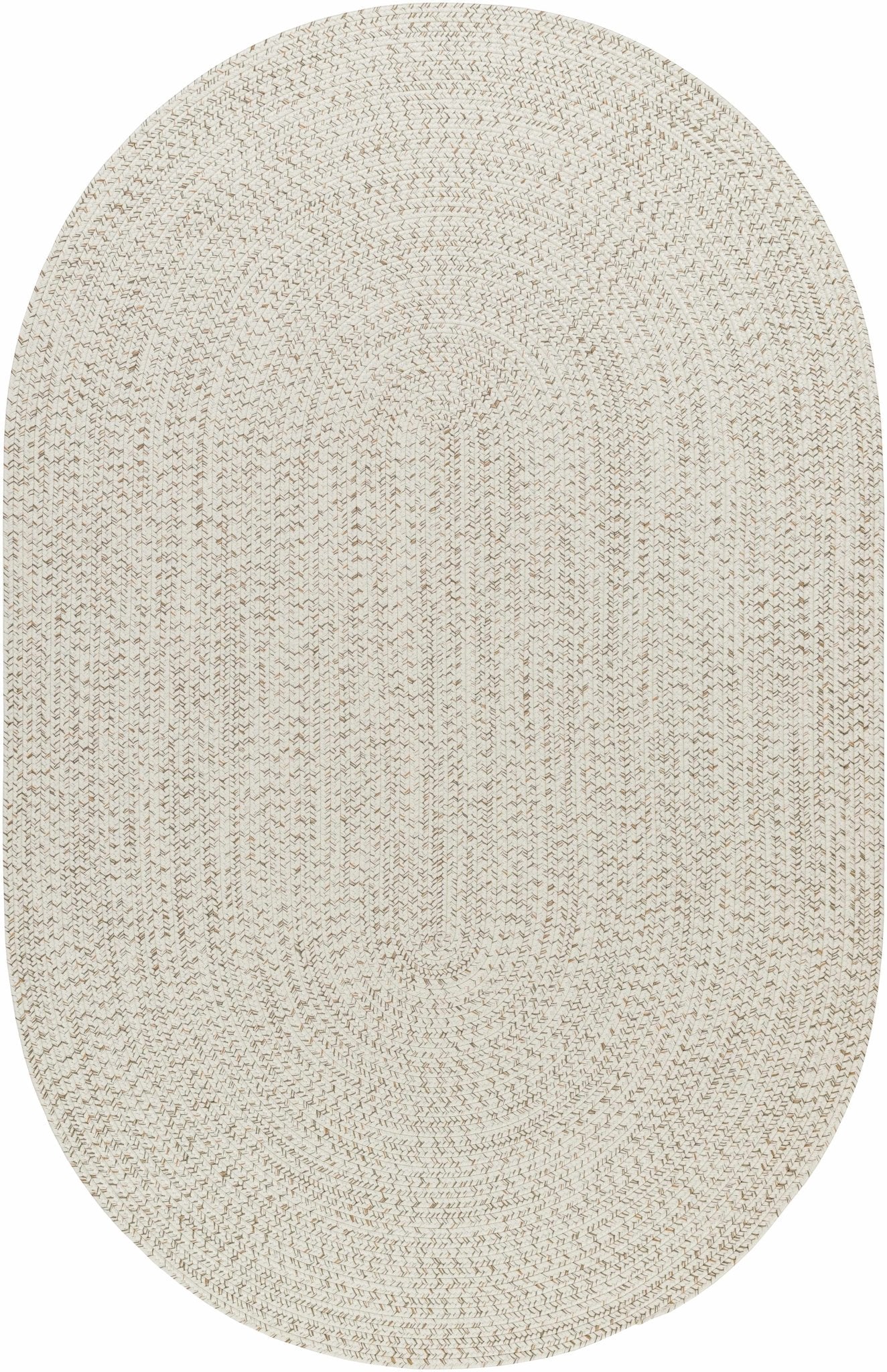 Beige Braided Faux Jute Rug - Quahog Bay Bedding