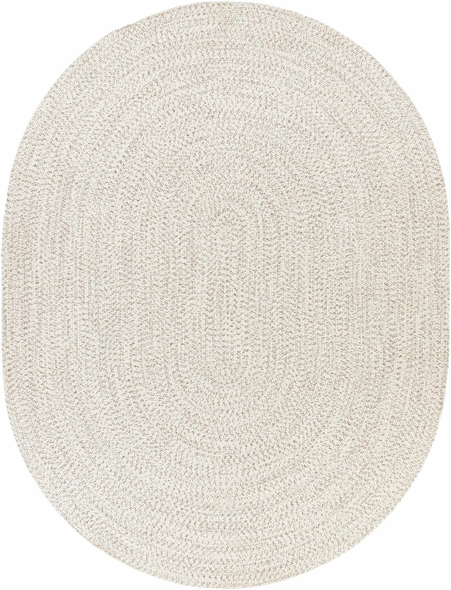 Beige Braided Faux Jute Rug - Quahog Bay Bedding