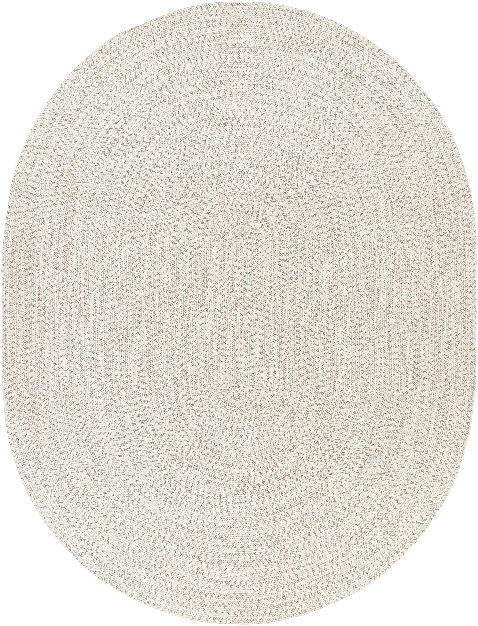 Beige Braided Faux Jute Rug - Quahog Bay Bedding