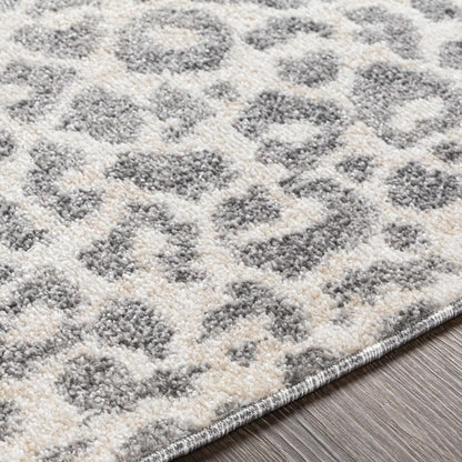 Beige Liversedge Leopard Print Area Rug - Quahog Bay Bedding