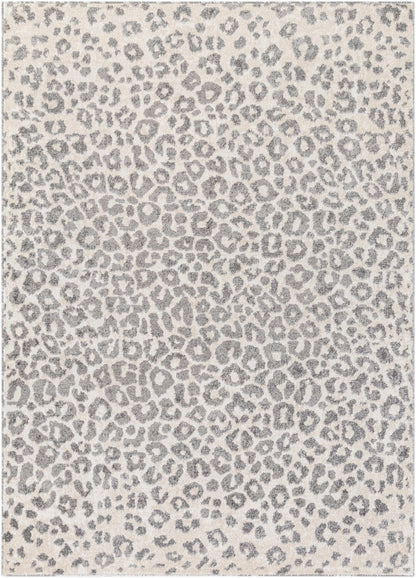 Beige Liversedge Leopard Print Area Rug - Quahog Bay Bedding