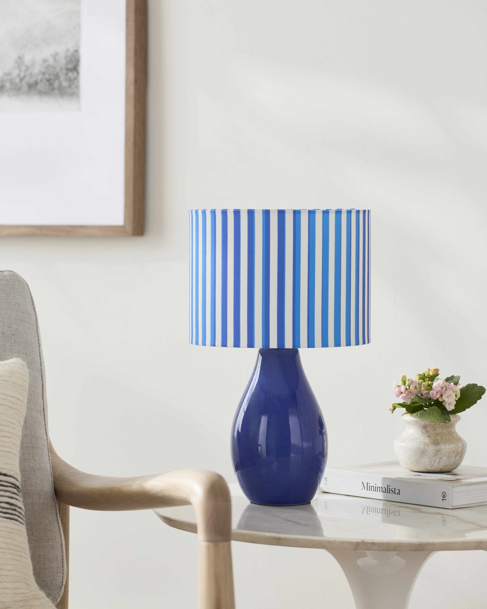 Beitbridge Navy Table Lamp - Quahog Bay Bedding