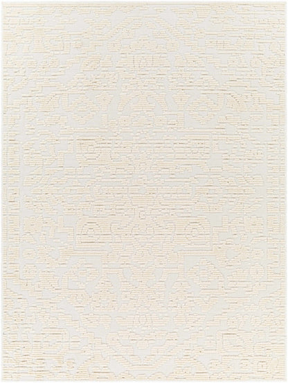Beren Cream Washable Area Rug - Clearance - Quahog Bay Bedding