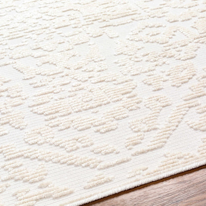 Beren Cream Washable Area Rug - Clearance - Quahog Bay Bedding