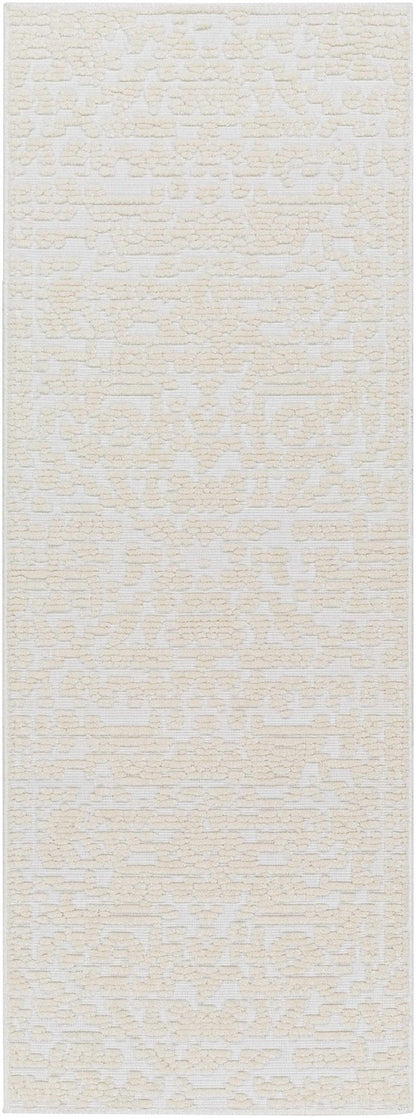 Beren Cream Washable Area Rug - Clearance - Quahog Bay Bedding