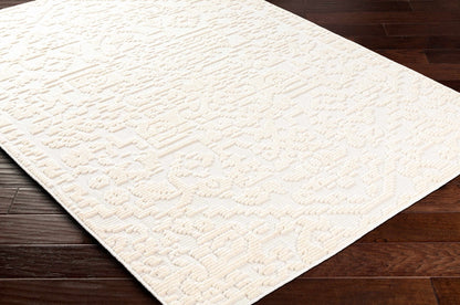 Beren Cream Washable Area Rug - Clearance - Quahog Bay Bedding